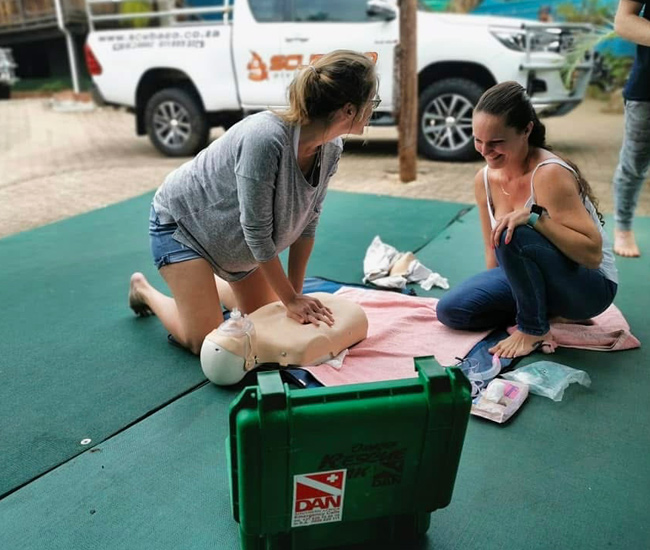diver rescue and emergency skills
