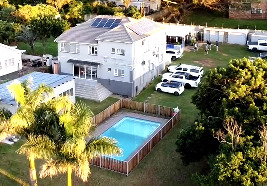 aerial view of ScubaCo Accommodation @ 32 on Harvey